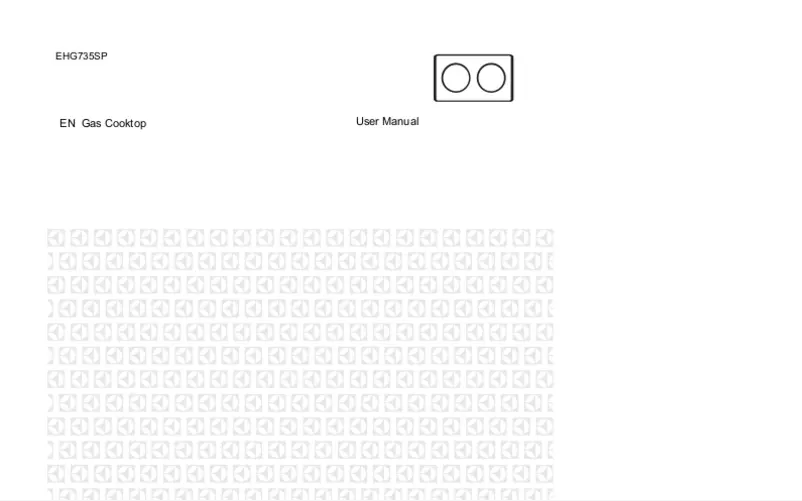 Page 1 of the manual User Manual Electrolux EHG735SP