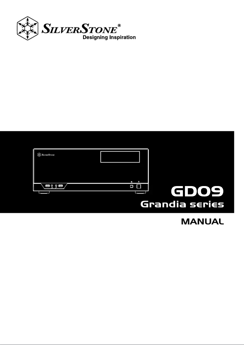 Page 1 of the manual User Manual Silverstone Grandia GD09