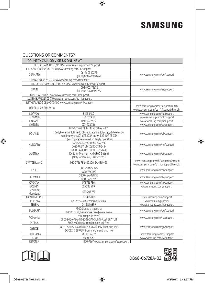 Page 1 of the manual User Manual Samsung AR12MSPXBWK/SK