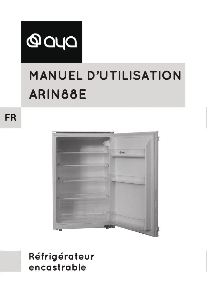 First page image of the manual for ARIN88E