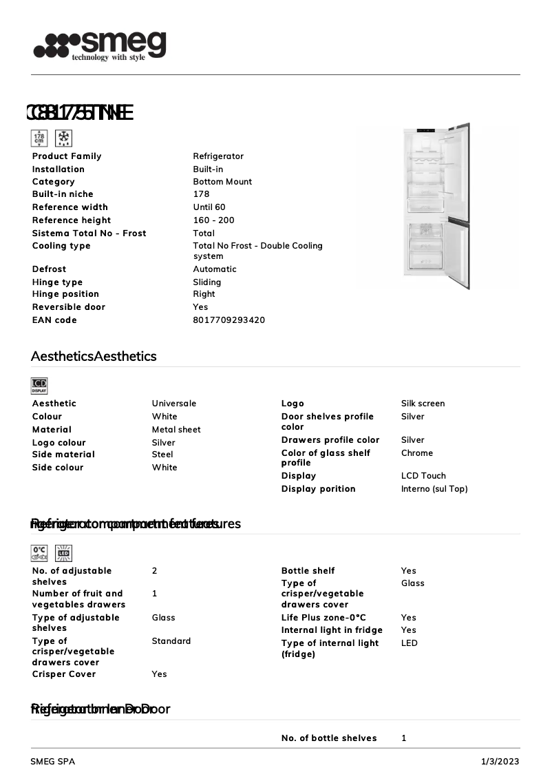 First page image of the manual for C8175TNE
