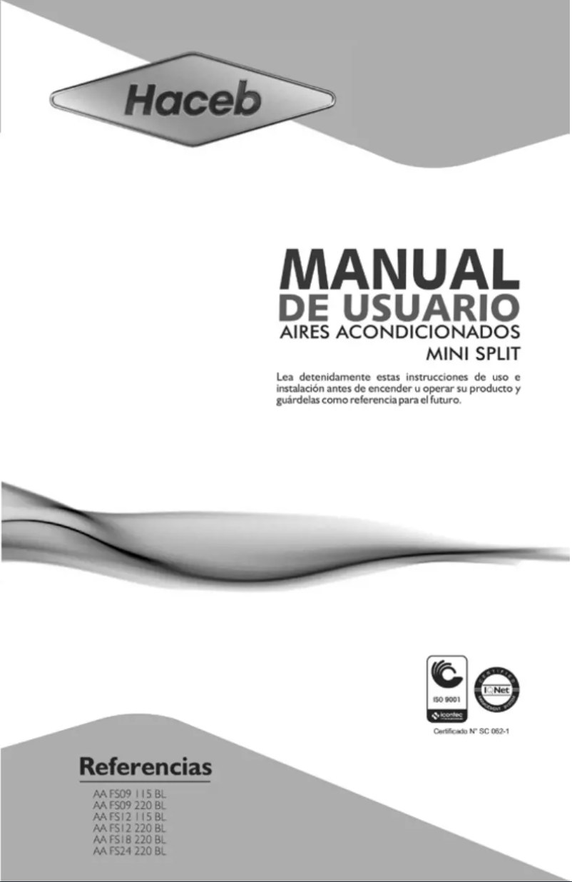 First page image of the manual for FS09 220 BL