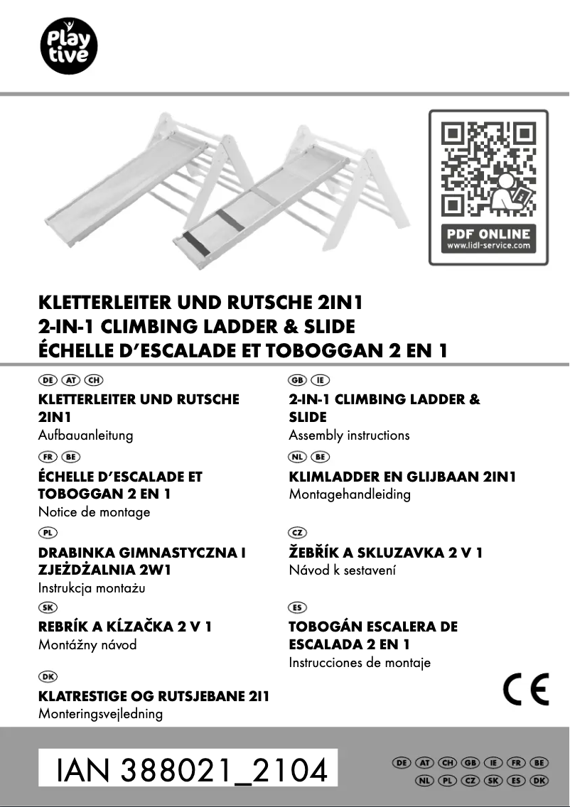 Page 1 of the manual User Manual Playtive IAN 388021