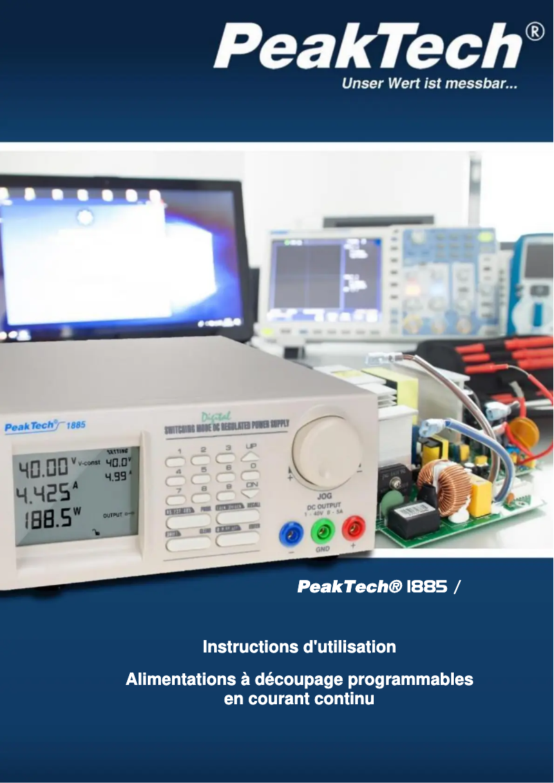 First page image of the manual for 1890