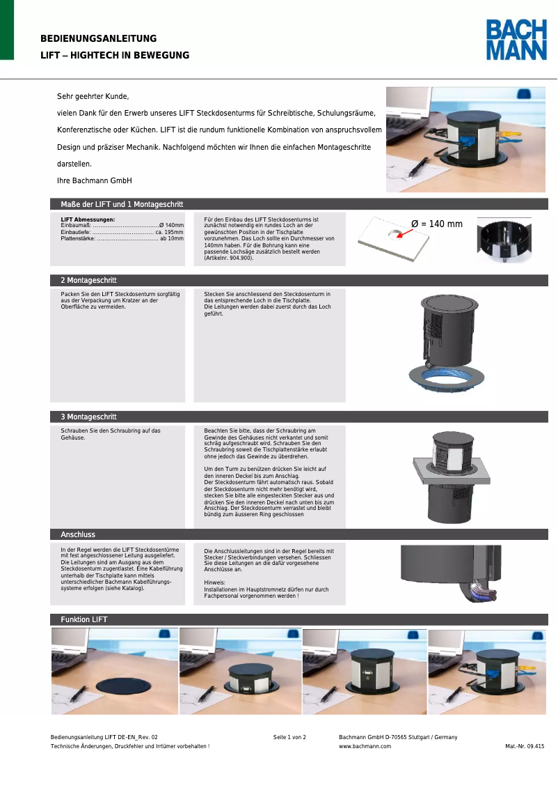 First page image of the manual for 904.004