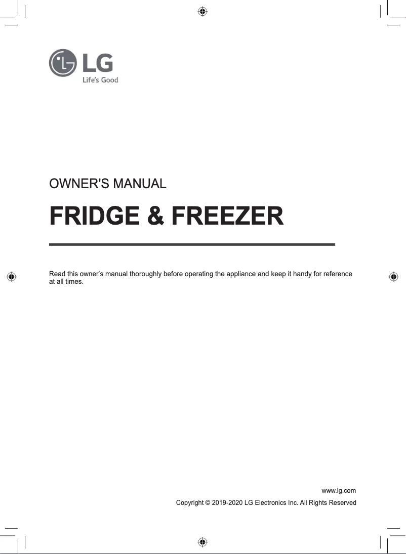 Page 1 of the manual User Manual LG LM57SDT