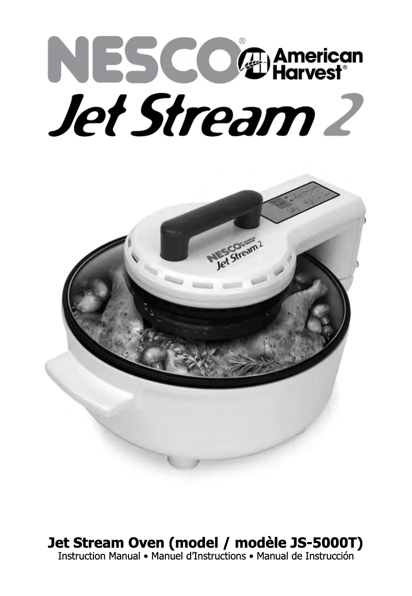 Page 1 of the manual User Manual Nesco Jet Stream 2 JS-5000T