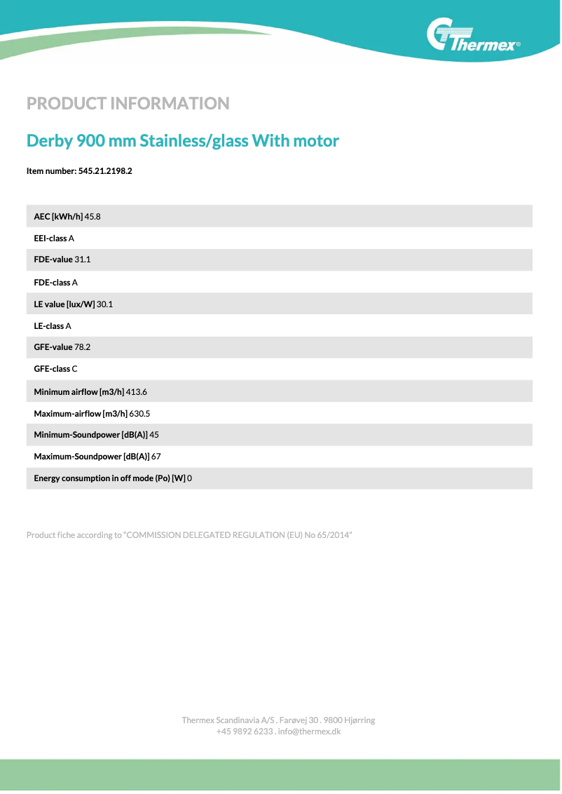 First page image of the manual for Derby FH