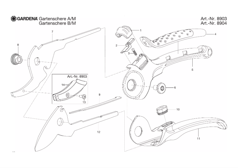First page image of the manual for 8903