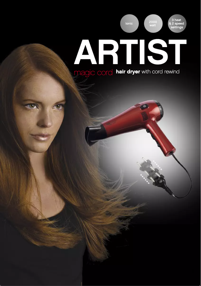 First page image of the manual for Artist 5184