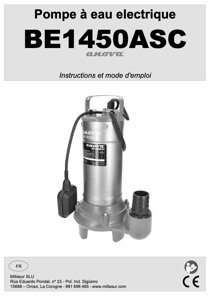 First page image of the manual for BE1450ASC