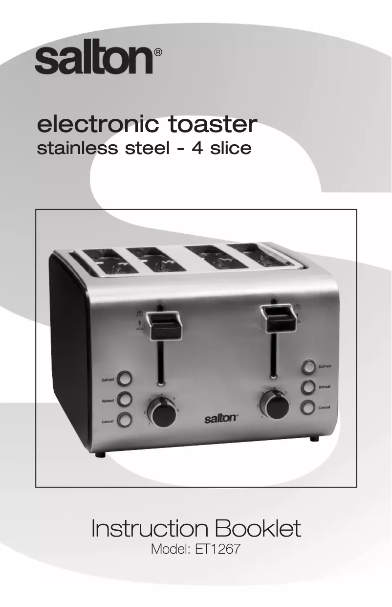 First page image of the manual for ET1267