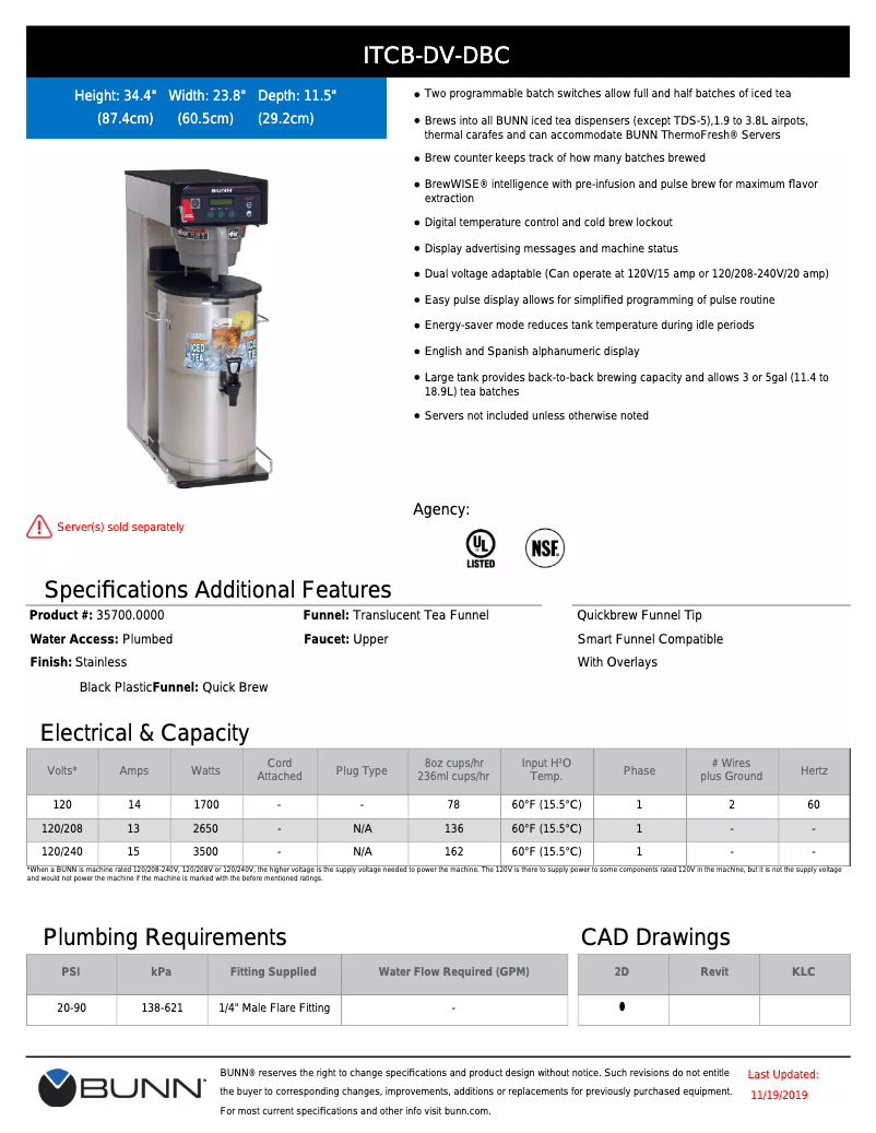 First page image of the manual for Infusion