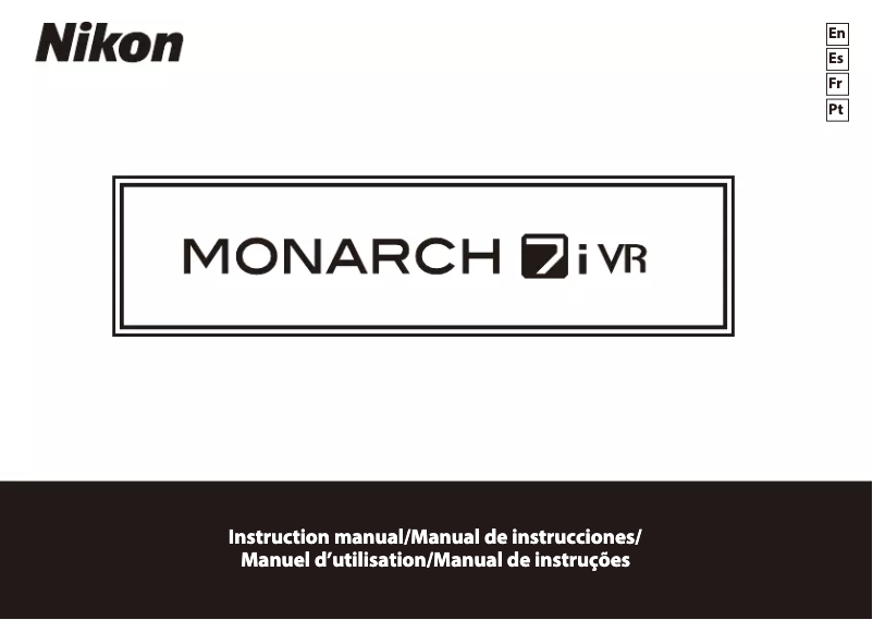 First page image of the manual for Monarch 7i VR