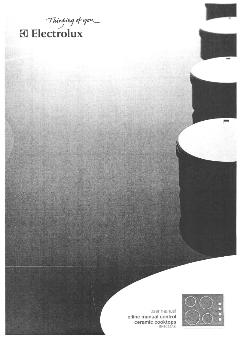 Page 1 of the manual User Manual Electrolux EHEC65AS