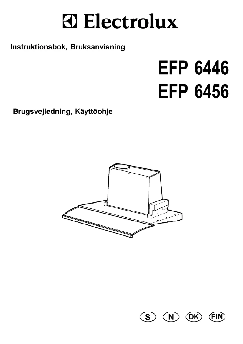 First page image of the manual for EFP 6456