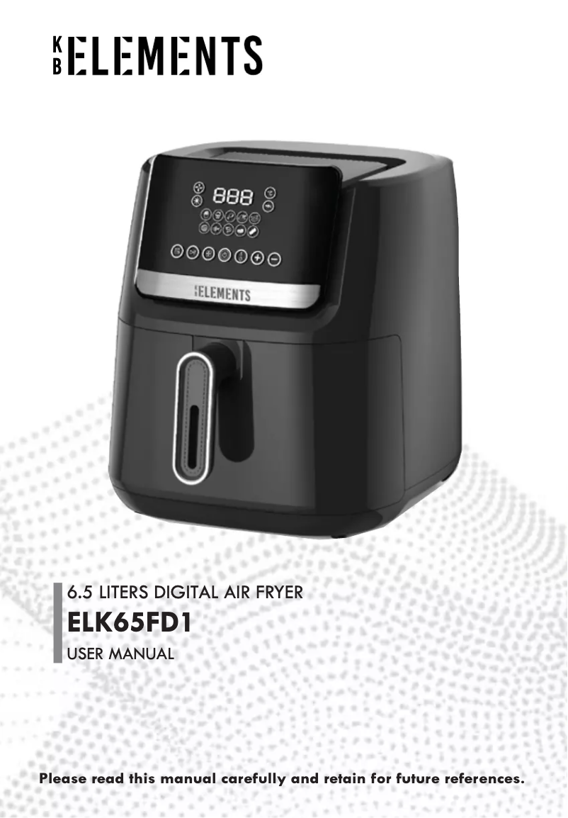 First page image of the manual for ELK65FD1