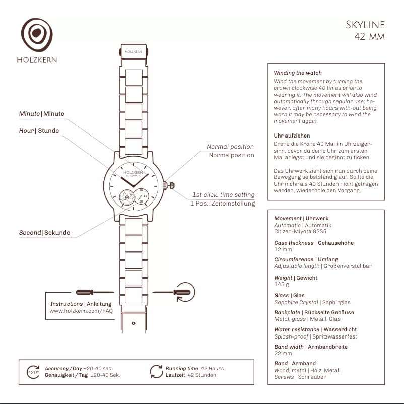 First page image of the manual for Dubai