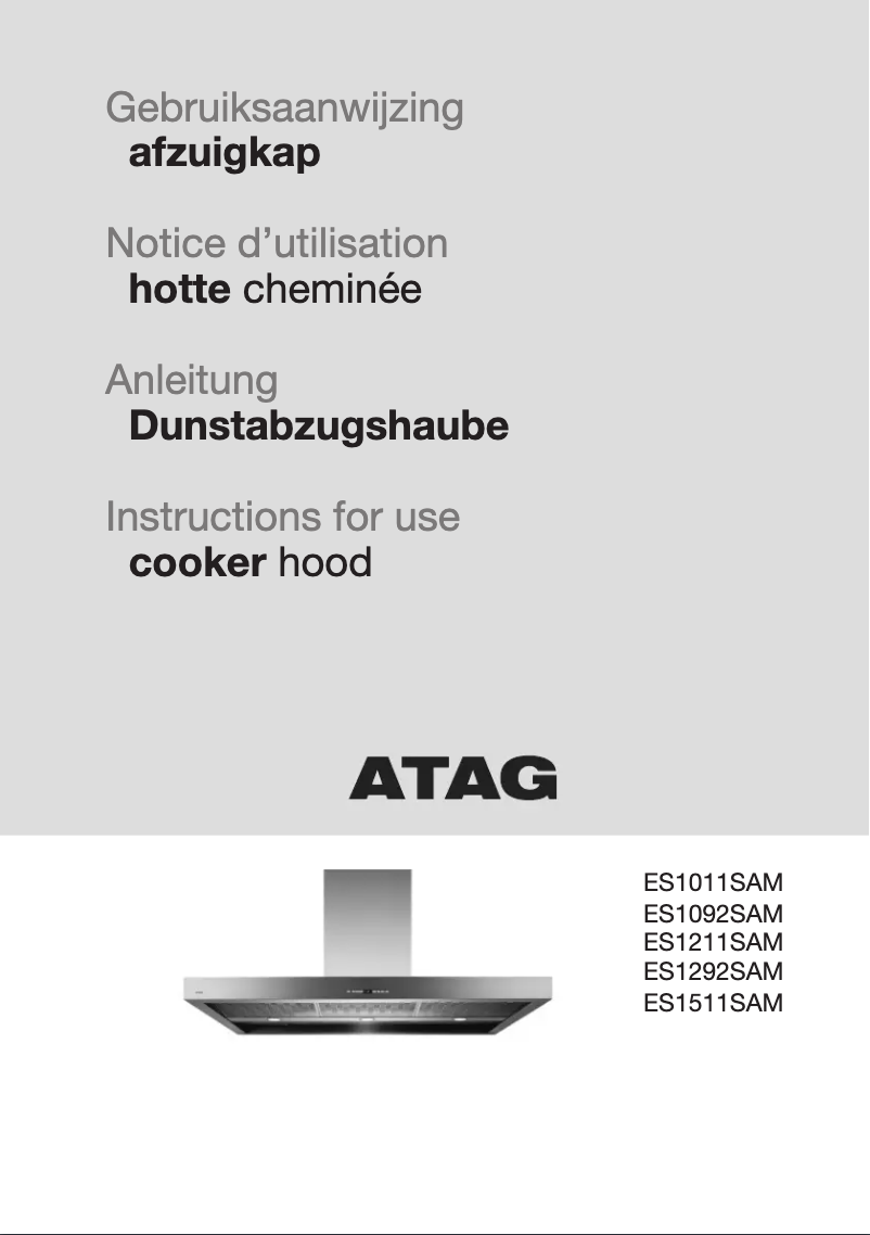 First page image of the manual for ES1211SAM