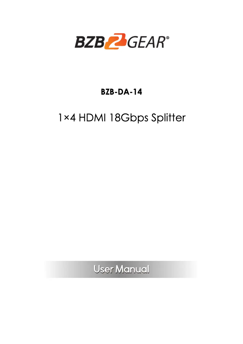 Image de la première page du manuel de l'appareil DA-14