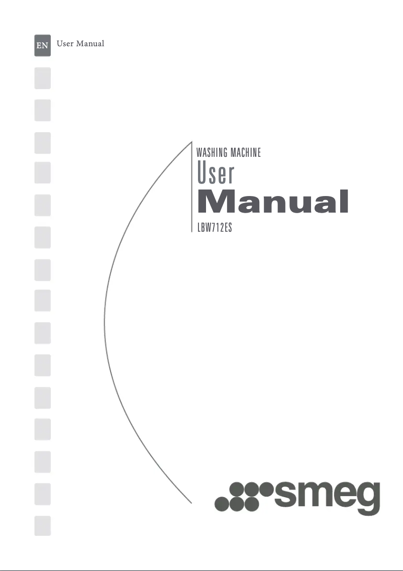 First page image of the manual for LBW712ES