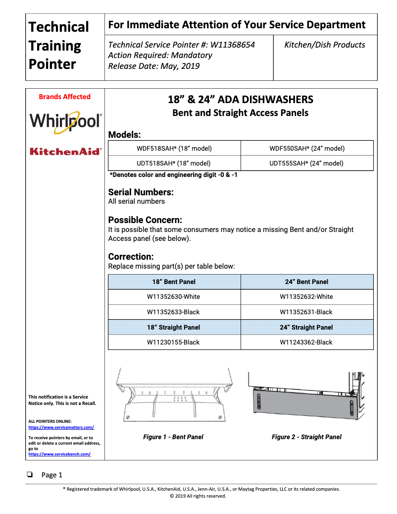 Page 1 of the manual Warranty Information Whirlpool WDF550SAHS