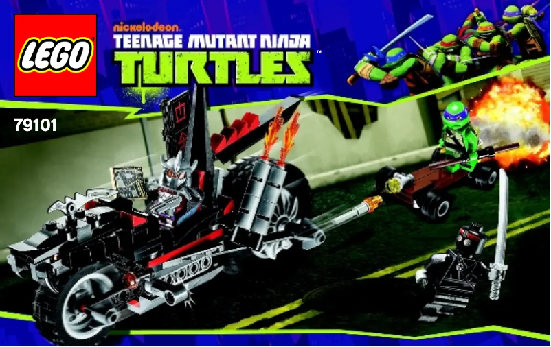 Page 1 of the manual User Manual Lego Shredder's Dragon Bike