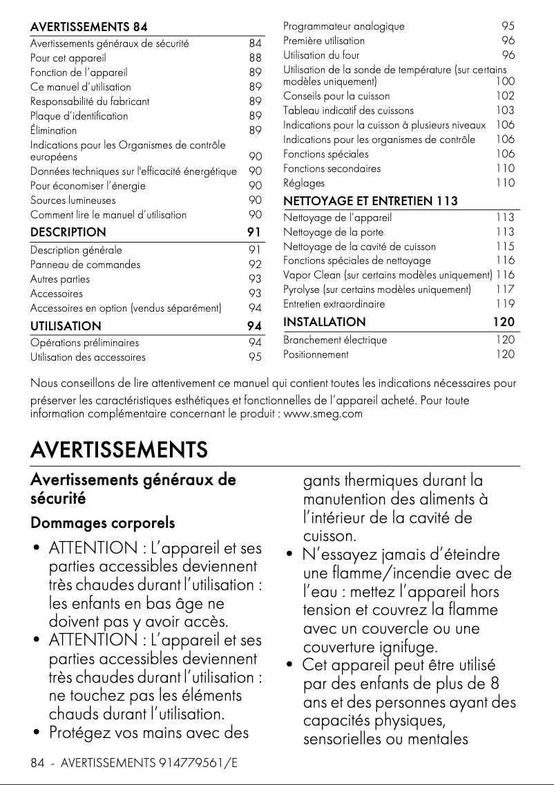 First page image of the manual for SO6102TN