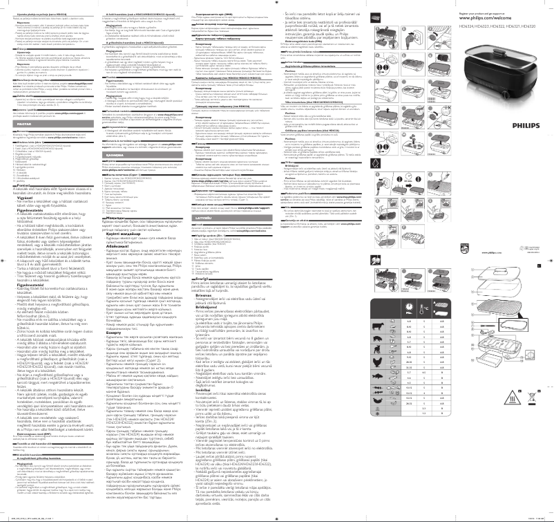 Page 1 of the manual User Manual Philips Viva Collection HD6322