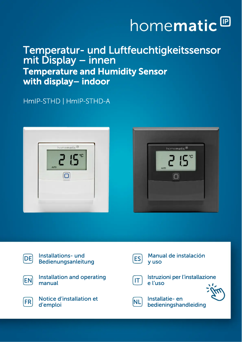 First page image of the manual for HmIP-STHD