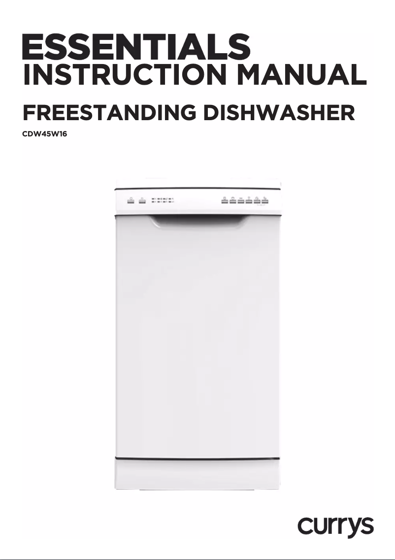 Page 1 of the manual User Manual Currys Essentials CDW45W16