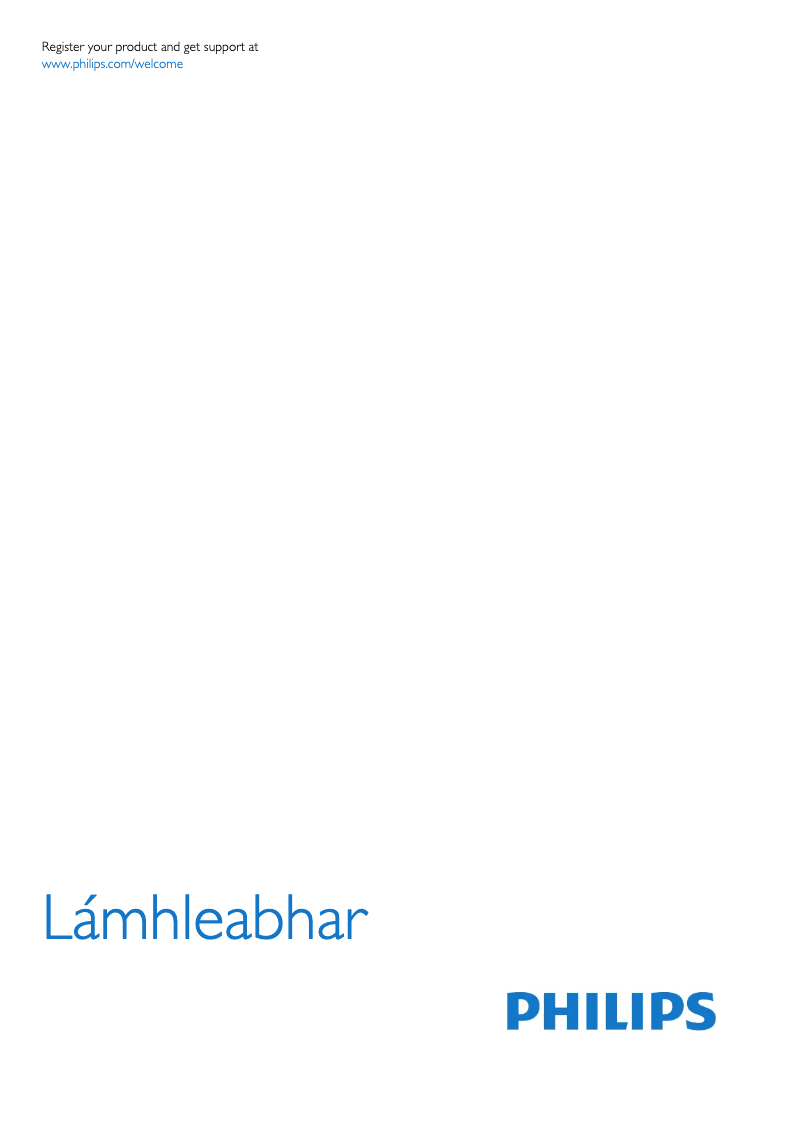 First page image of the manual for 22PFK4109