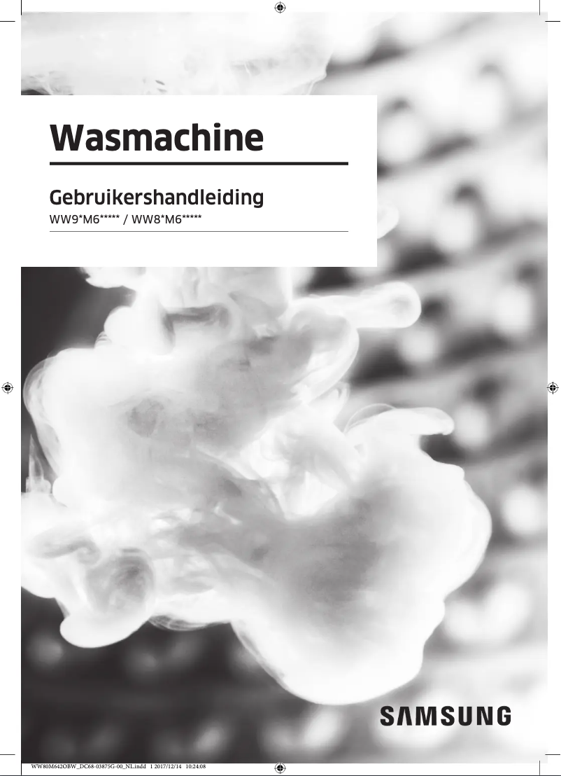 Page 1 of the manual User Manual Samsung WW71M642OBA QuickDrive