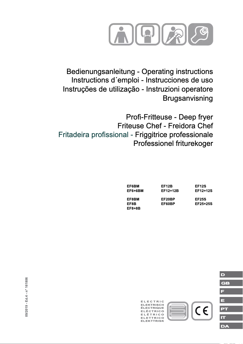 First page image of the manual for EF60BP