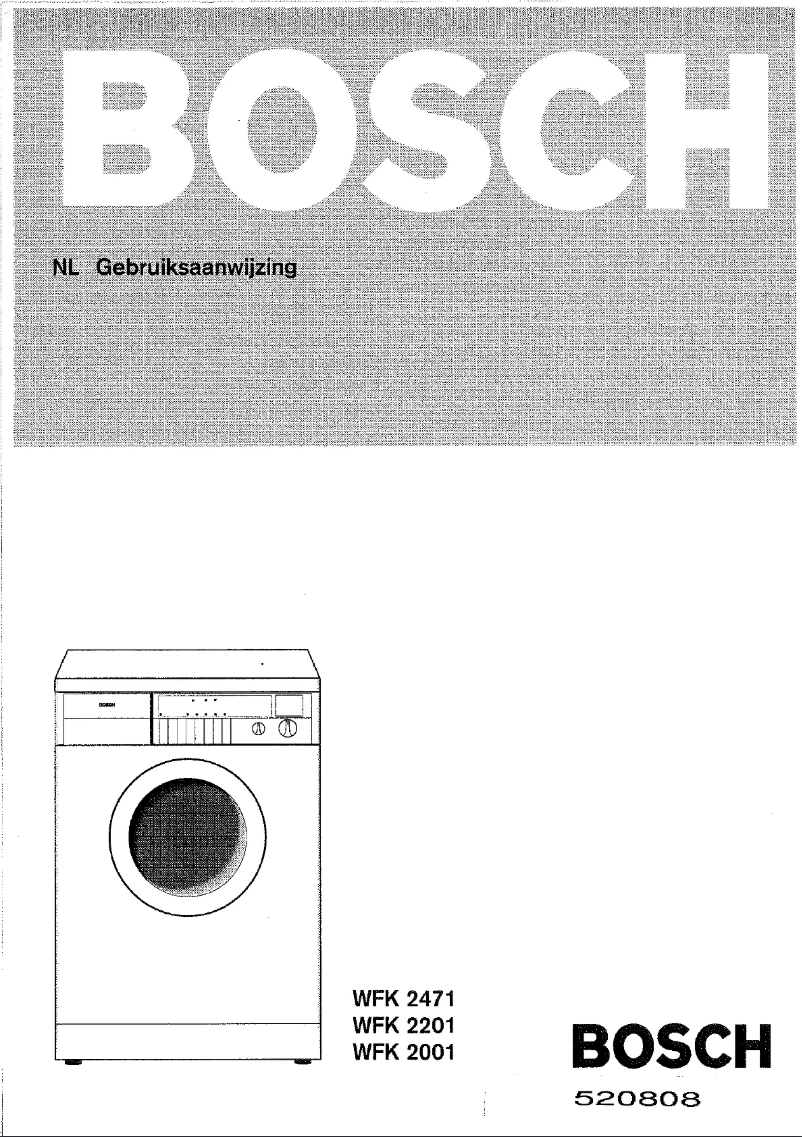 First page image of the manual for WFK2201