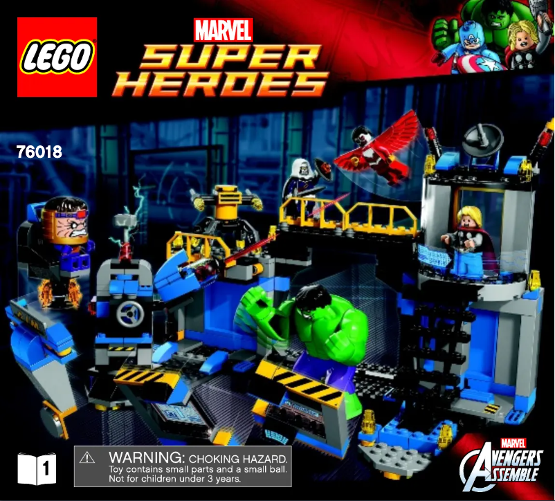 Page 1 of the manual User Manual Lego Marvel Super Heroes 76018