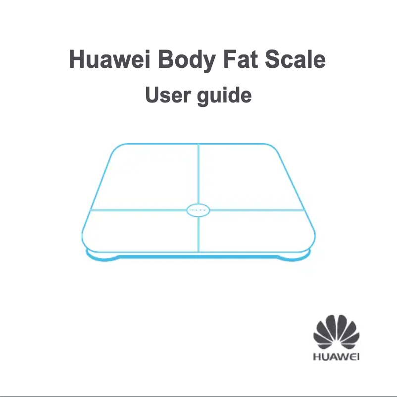 Image de la première page du manuel de l'appareil Body Fat Scale AH100