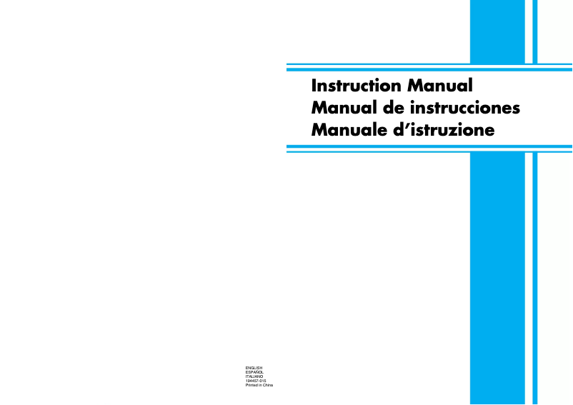 First page image of the manual for PX-200