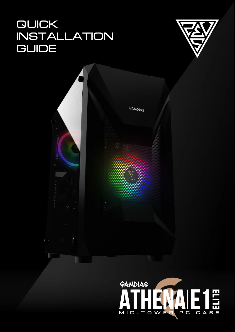 Page 1 of the manual User Manual Gamdias Athena E1 Elite