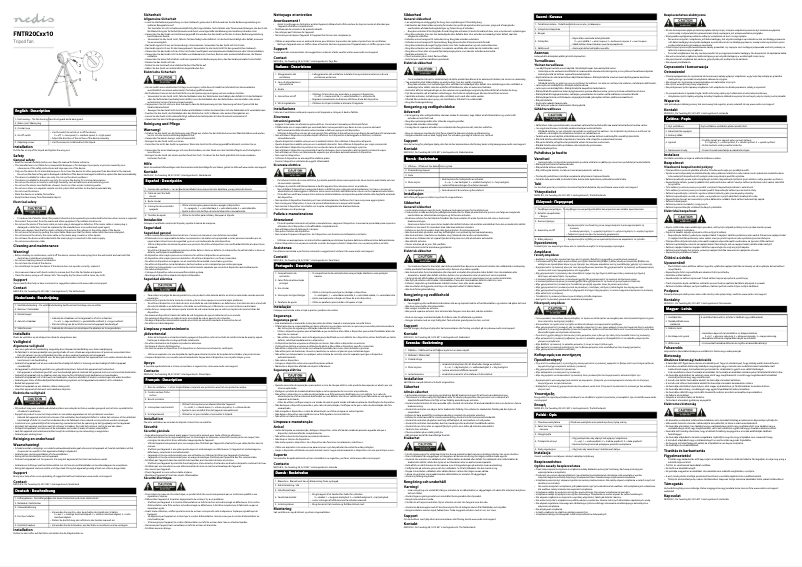 Page 1 of the manual User Manual Nedis FNTR20CPK10