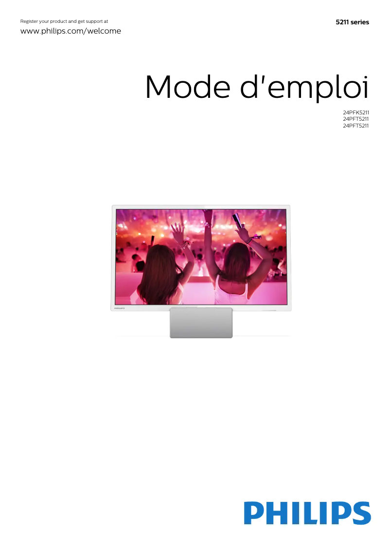 Page 1 of the manual User Manual Philips 5200 series 24PFK5211