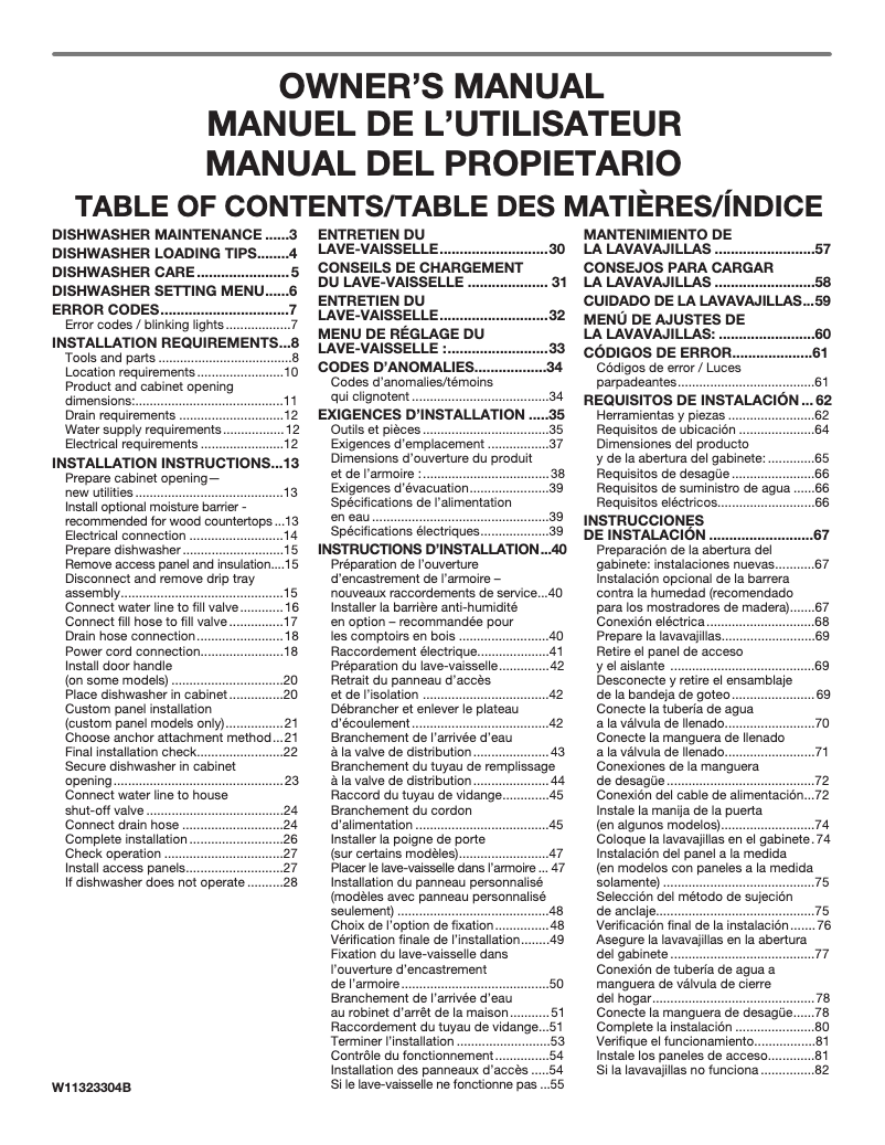Page 1 of the manual User Manual GE GDT535PGRBB