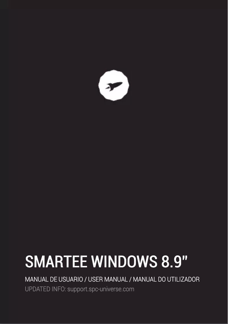 First page image of the manual for GLEE Smartee Windows Tablet 8.9