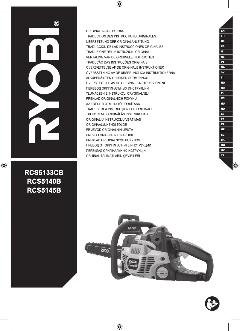 Page 1 of the manual User Manual RYOBI RCS5133CB