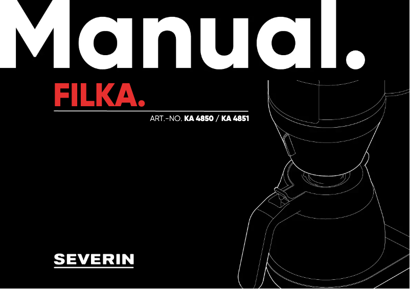 First page image of the manual for KA 4850