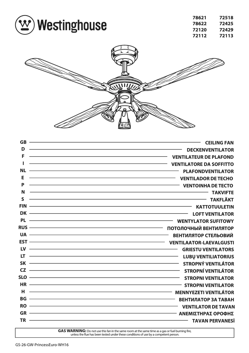 First page image of the manual for 72113