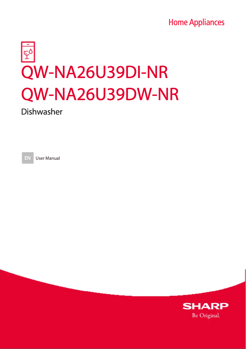 Page 1 of the manual User Manual Sharp QW-NA26U39DW-NR