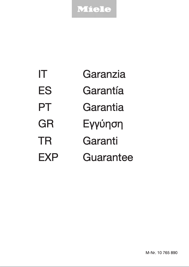 First page image of the manual for KM 7404 FX