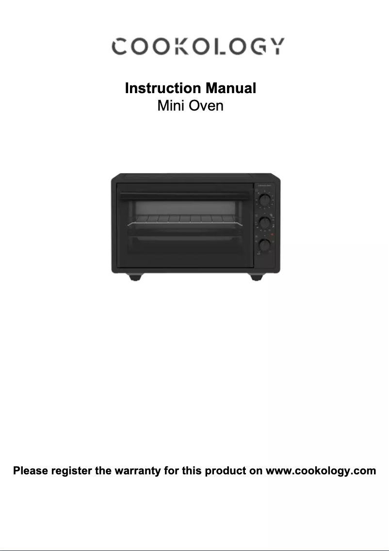 Page 1 of the manual User Manual Cookology CMO37WH