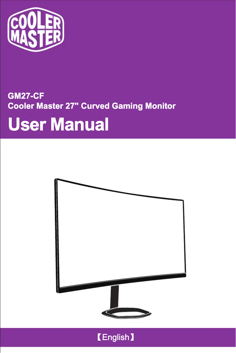 First page image of the manual for GM27-CF